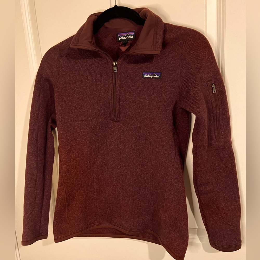 Patagonia Women's Quarter-Zip Sweater - Burgundy
